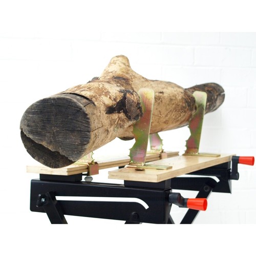 Log wood saw - clamp, jaws